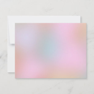 Moderne, elegante Farbenlehre Mitteilungskarte