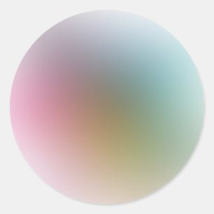 Moderne Elegante Farbige Leere Vorlage Trendy Runder Aufkleber