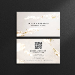 Moderne Elegante Faux-Goldfolie Professionell Visitenkarte