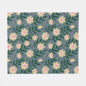 Moderne Elegante Flora Fleecedecke (Vorderseite (Horizontal))
