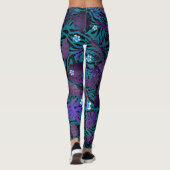 Moderne Elegante Flora Leggings (Rückseite)