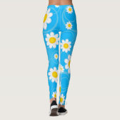Moderne Elegante Flora Leggings (Rückseite)