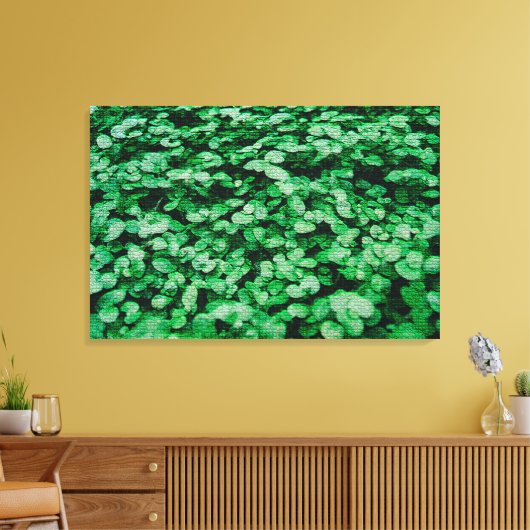 Moderne Elegante Flora Leinwanddruck (Insitu (Wohnzimmer))