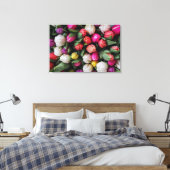 Moderne Elegante Flora Leinwanddruck (Insitu (Schlafzimmer))