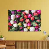 Moderne Elegante Flora Leinwanddruck (Insitu (Wohnzimmer))