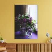 Moderne Elegante Flora Leinwanddruck (Insitu (Wohnzimmer))