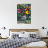 Moderne Elegante Flora Leinwanddruck (Insitu (Schlafzimmer))