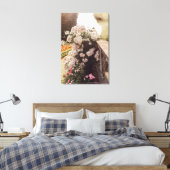 Moderne Elegante Flora Leinwanddruck (Insitu (Schlafzimmer))