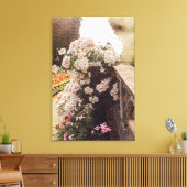 Moderne Elegante Flora Leinwanddruck (Insitu (Wohnzimmer))
