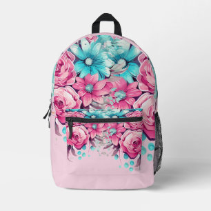 Moderne elegante florale Wasserfarbe Rucksack