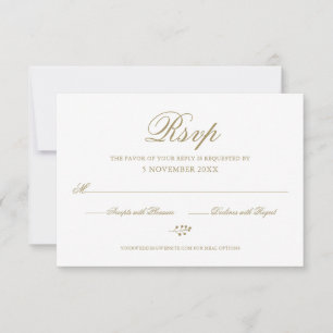 Moderne Elegante formale Winter Berry-Schrift RSVP Karte