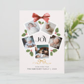 Moderne Elegante Foto Collage Weihnachten (Stehend Vorderseite)
