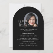 Moderne, elegante Foto-Graduierungspartei für Skri Einladung (Rückseite)