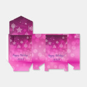 Moderne Elegante frohe Weihnachtsfeiertage Geschenkschachtel (Ungefaltet)