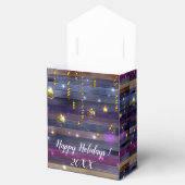 Moderne Elegante frohe Weihnachtsfeiertage Geschenkschachtel (Geöffnet)