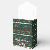 Moderne Elegante frohe Weihnachtsfeiertage Geschenkschachtel (Geöffnet)