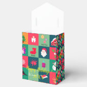 Moderne Elegante frohe Weihnachtsfeiertage Geschenkschachtel (Geöffnet)