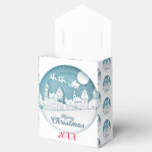 Moderne Elegante frohe Weihnachtsfeiertage Geschenkschachtel (Geöffnet)