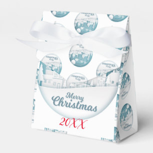 Moderne Elegante frohe Weihnachtsfeiertage Geschenkschachtel