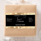 Moderne, elegante Funkenschrift mit Serumschild (Insitu)