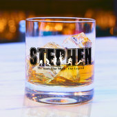 Moderne elegante Fußball-Einzigartigkeit Whiskyglas