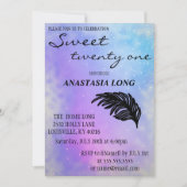Moderne, elegante Galaxie Save the Date (Vorderseite)