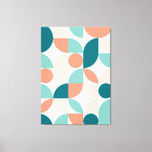 Moderne Elegante Geometrische Abstrakte Minimalist Leinwanddruck (Vorderseite)