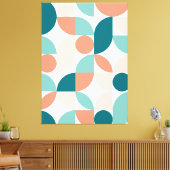 Moderne Elegante Geometrische Abstrakte Minimalist Leinwanddruck (Insitu (Wohnzimmer))