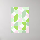 Moderne Elegante Geometrische Abstrakte Minimalist Leinwanddruck (Vorderseite)