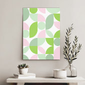 Moderne Elegante Geometrische Abstrakte Minimalist Leinwanddruck