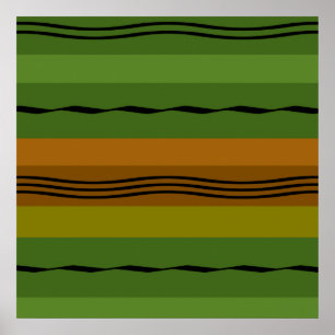 Moderne elegante geometrische Muster Poster