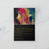 Moderne, elegante Geschäftskunde Vielen Dank Dankeskarte (Innenseite)