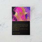 Moderne, elegante Geschäftskunde Vielen Dank Dankeskarte (Innenseite)