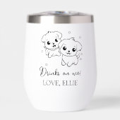 Moderne elegante Getränke auf meinem Foto Haustier (Vorderseite)