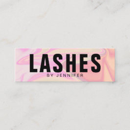 Moderne, elegante Girl-Holographien Mini Visitenkarte