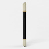 Moderne Elegante Girly, Black, Cream, Blume Heel Case-Mate iPhone Hülle (Hinten/Rechts)