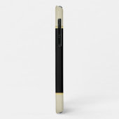 Moderne Elegante Girly, Black, Cream, Blume Heel Case-Mate iPhone Hülle (Hinten/Links)