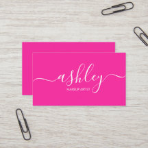 Moderne elegante, girly Kalligrafie Rosa
