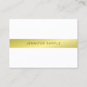 Moderne elegante glätten Entwurfs-Goldluxuszauber Visitenkarte