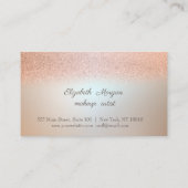 Moderne Elegante Glitzer Loyalität Karte (Rückseite)