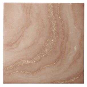 Moderne elegante glitzernde Marmoreffekt Fliese