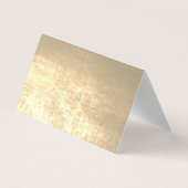 Moderne elegante Gold Dankeschön Card Visitenkarten (Rückseite)