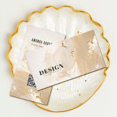 Moderne elegante Gold Foil Business Card |Minimali Visitenkarte