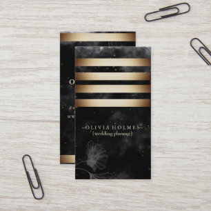 Moderne Elegante Gold Foil Metal Beruflich Visitenkarte