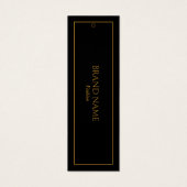 Moderne elegante Gold Hang Tags (Vorderseite)