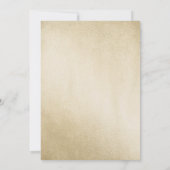 Moderne Elegante Gold Leaf Alle Jahreszeiten Hochz Einladung (Rückseite)