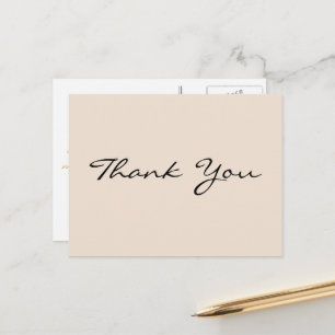 Moderne elegante Gold Script Rustic Earth Vielen D Postkarte