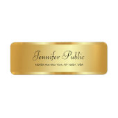 Moderne elegante Gold Template Typografie Script (Vorne)