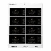 Moderne, elegante Goldbiene (Vorne)