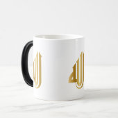 Moderne elegante goldene arabische Kalligrafie "Al Verwandlungstasse (Vorderseite Links)